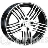 LS Wheels NG 278 6x15 4x100 ET 45 Dia 73.1 (Silver)